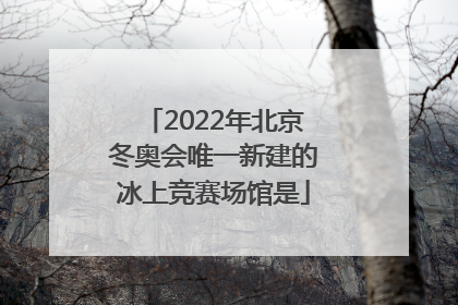 「2022年北京冬奥会唯一新建的冰上竞赛场馆是」2022年北京冬奥会唯一新建的冰上竞赛场馆是国家速滑馆